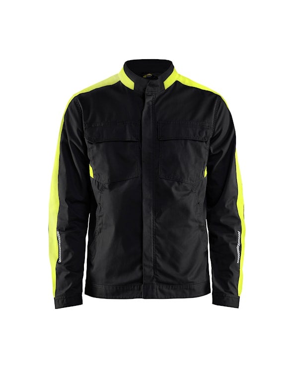 JACKA 44441832 SVART/GUL S
