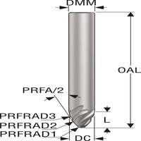 PINNFRÄS JH724100T2R3R250.0Z4, HXT