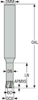PINNFRÄS HM 980020-MEGA
