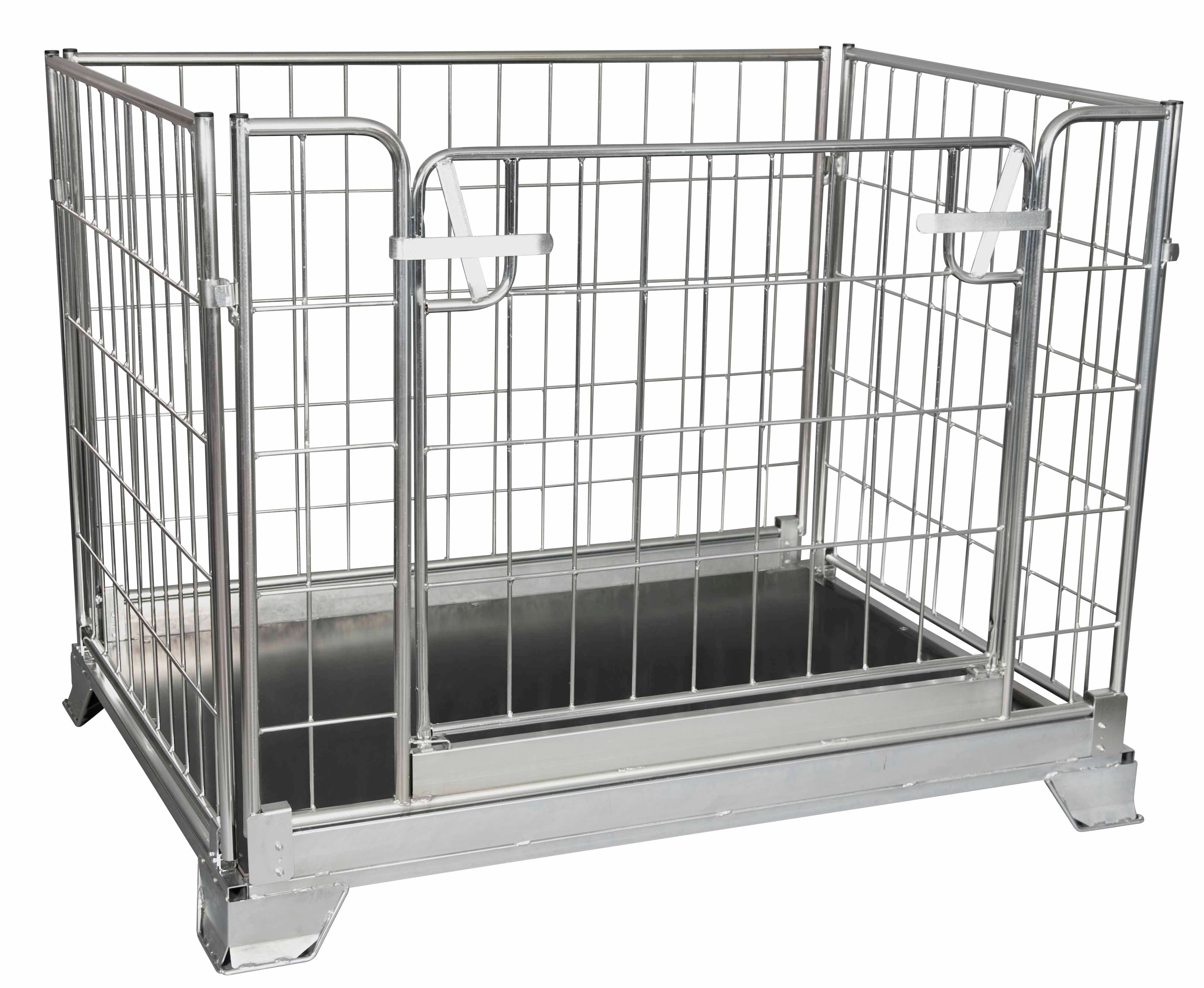 KOMPRIMERBAR PALLCONTAINER 1200 MM ELFÖRZINKAD