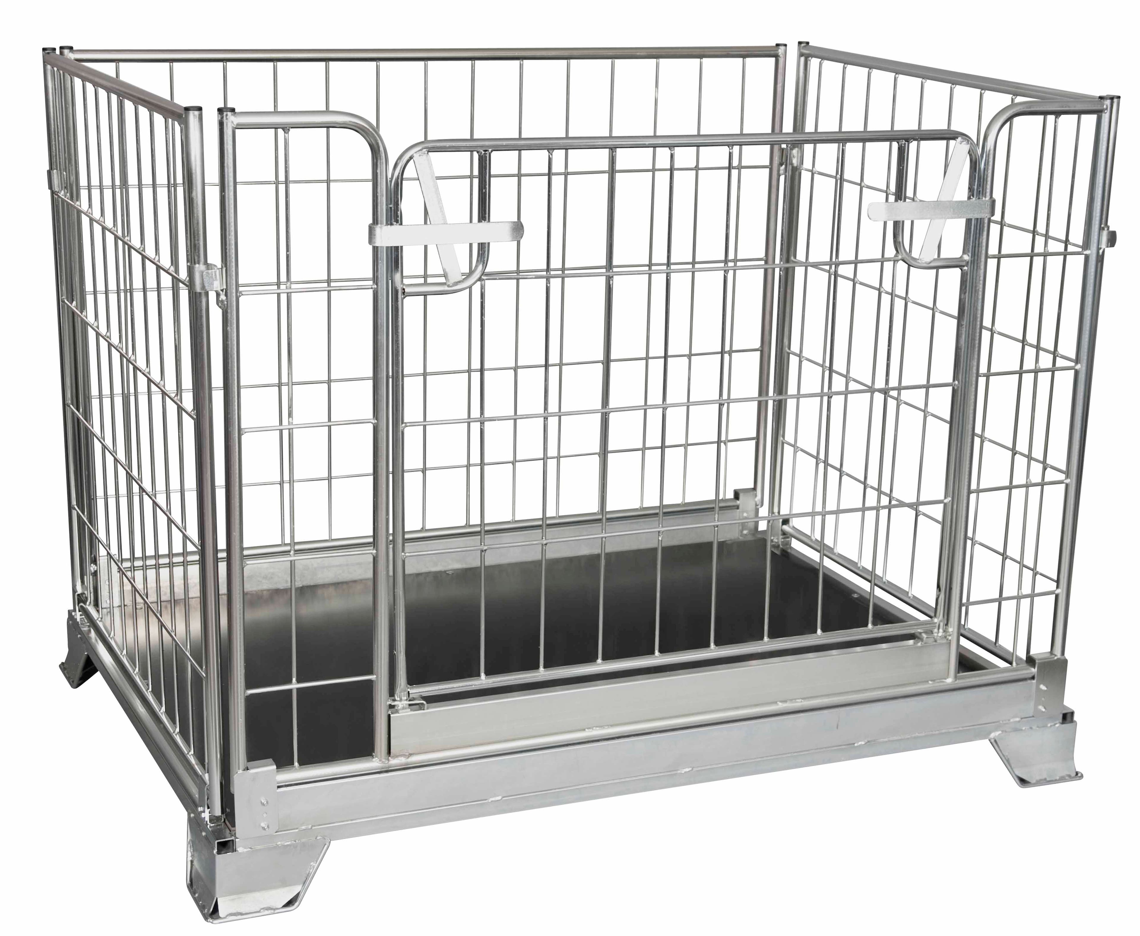 KOMPRIMERBAR PALLCONTAINER 1200 MM ELFÖRZINKAD