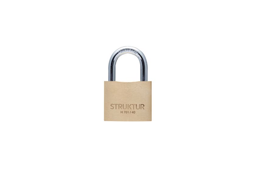 HÄNGLÅS STRUKTUR MÄSSING H 701 /40LL 7012 1 ST