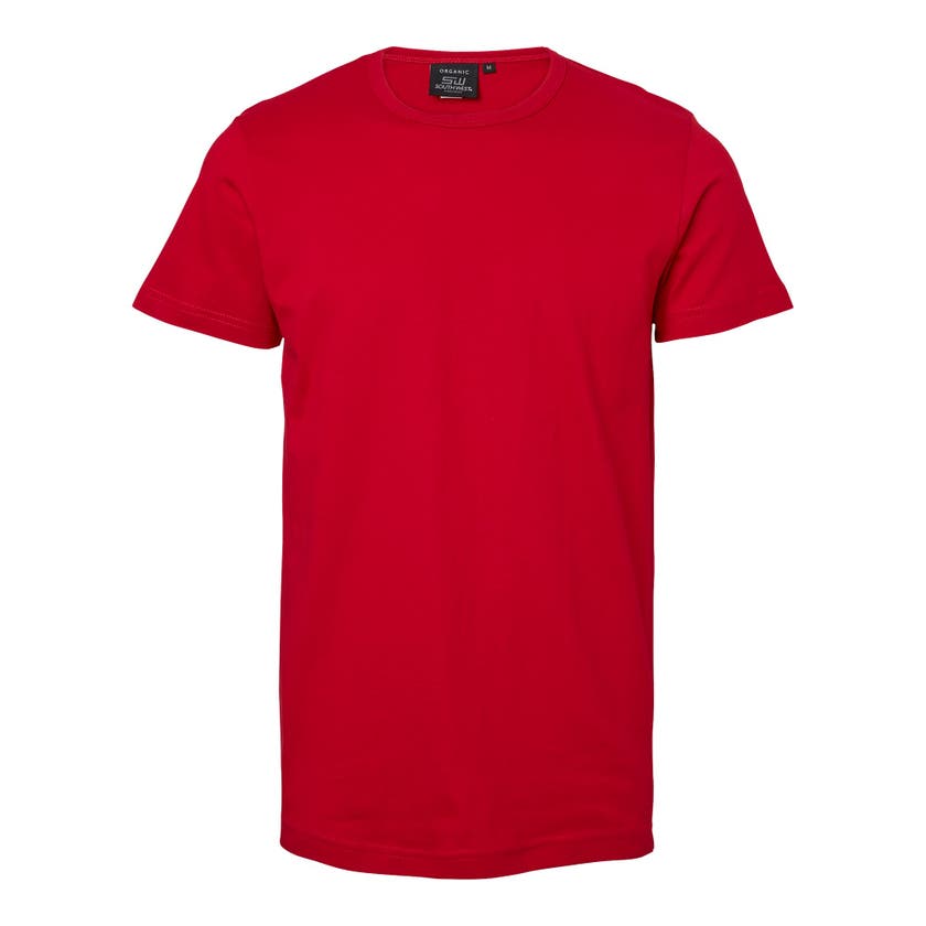 T-SHIRT DELRAY GOTS RÖD XL South West