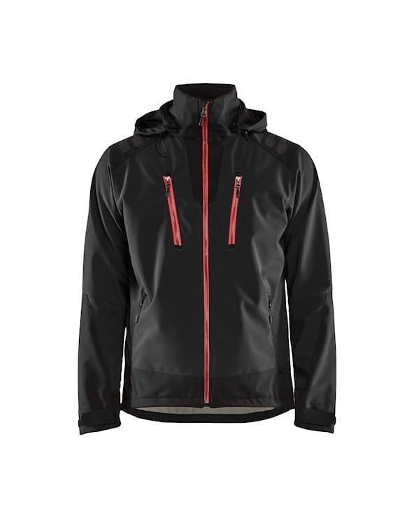 JACKA 47492513 SVART/RÖD XXL