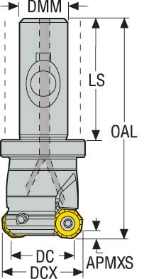 FRÄS R217.48-01.25.3S-05-4SA