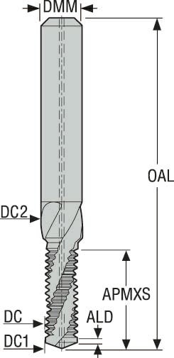 HÅLLARE DTM-1/2X13UNC-14R1