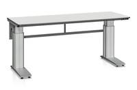 Bordsstativ W 500 2000x800 mm Grå Laminat
