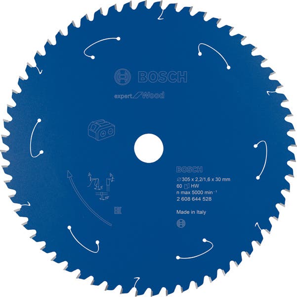CIRKELSÅGKL EXACU TRÄ 305X30X2 ,2/1,6X60T