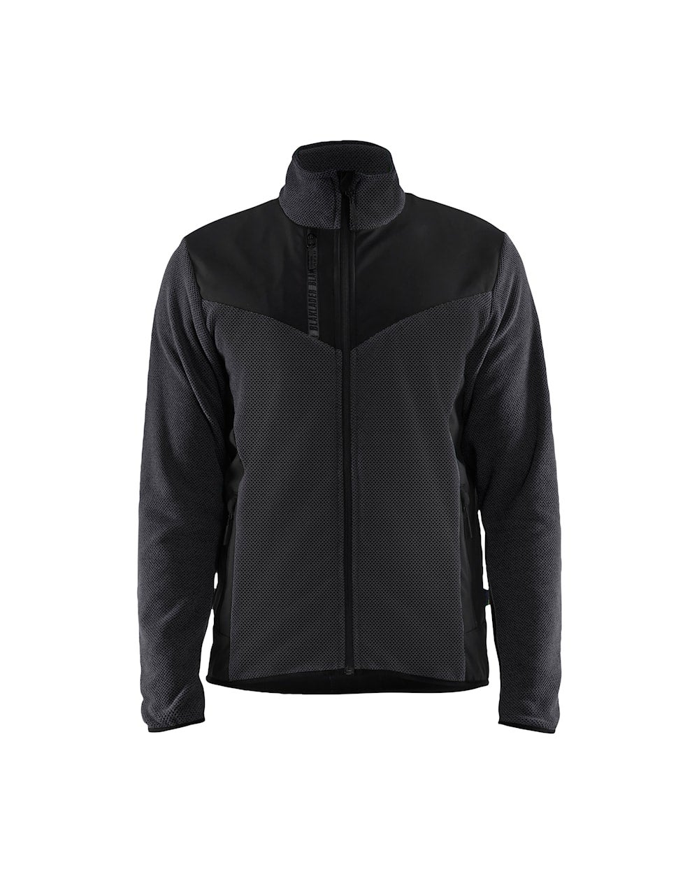 Stickad Jacka med Softshell An tracitgrå/Svart M 59422536
