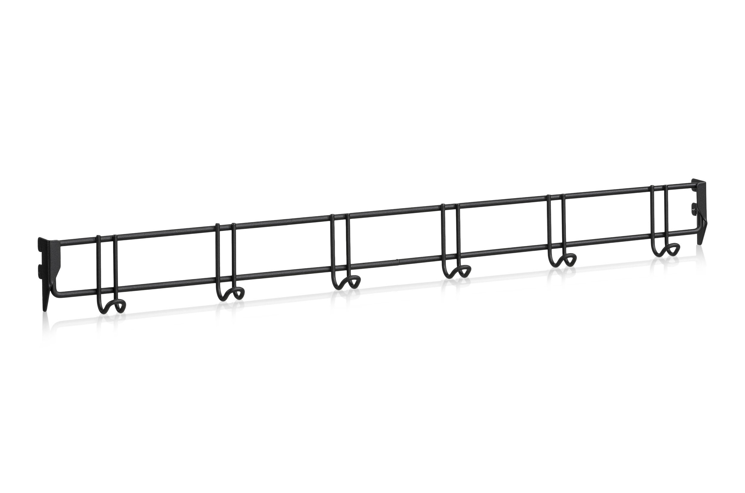 KLÄDKROKLIST 900 MM 6 KROKAR S VART