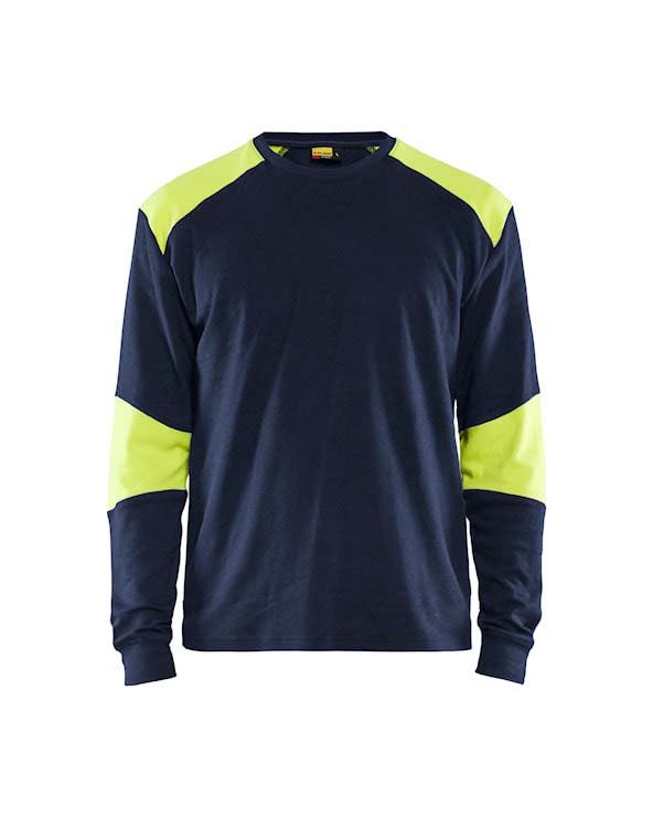 T-SHIRT 34571761 MARIN/GUL XS
