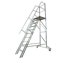 MOBIL TRAPPA STÅL 10 STEG PLATTFORMSHÖJD 2000MM