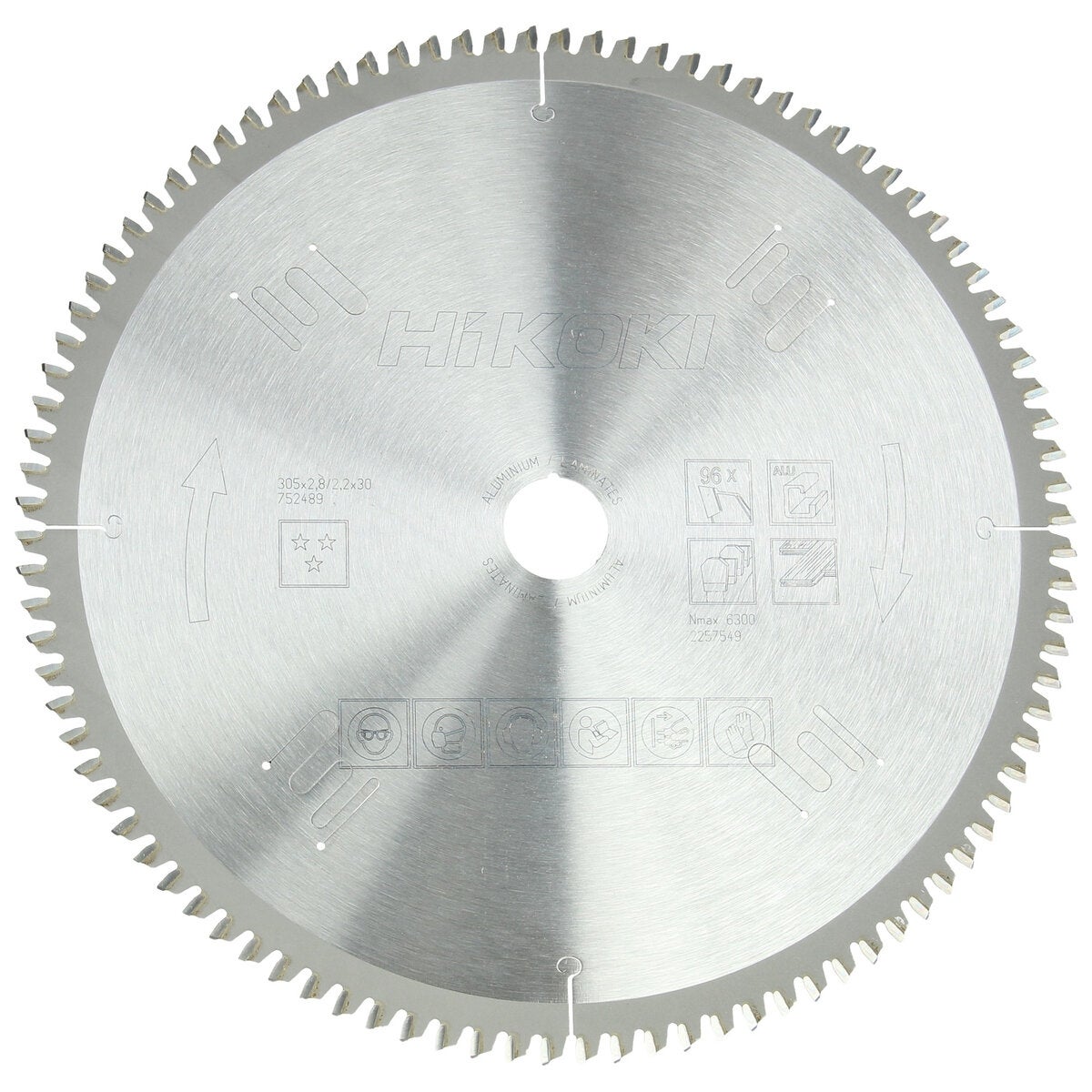 Sågklinga TCT aluminium/laminat 305x30 mm Z96 – 752489
