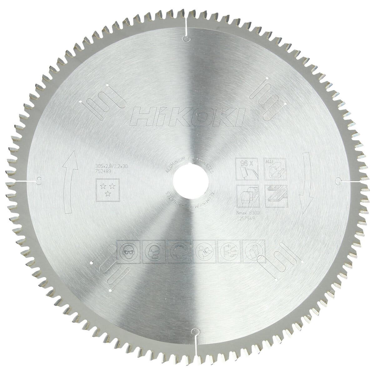 Sågklinga TCT aluminium/laminat 305x30 mm Z96 – 752489