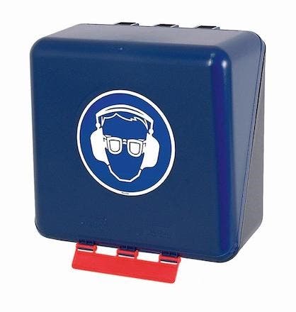 FÖRVARINGSBOX BLÅ Gebra Midi inkl 4 pictogram