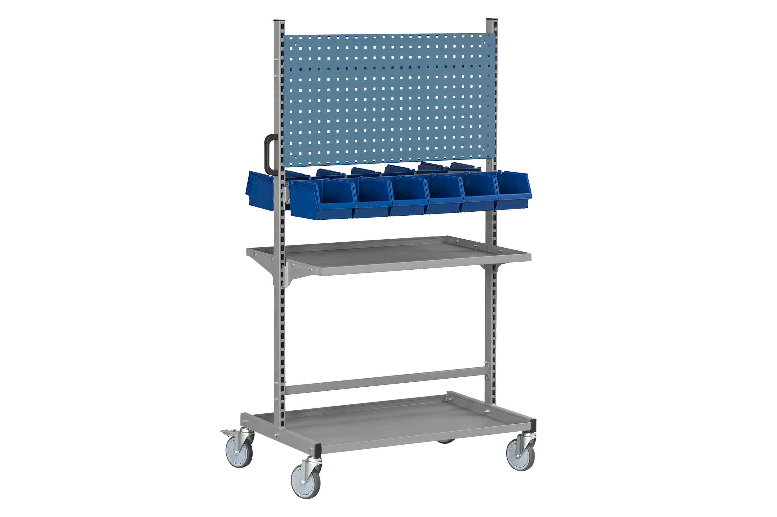 Komplett Montörvagn 150 3 inkl usive 12 Plastbackar