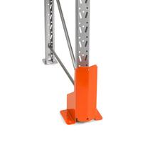 Stolpsk. H=400 pu-fjäd. kompl. Orange