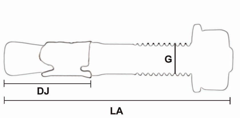 EXPANDERBULT M8X30/90 FZV