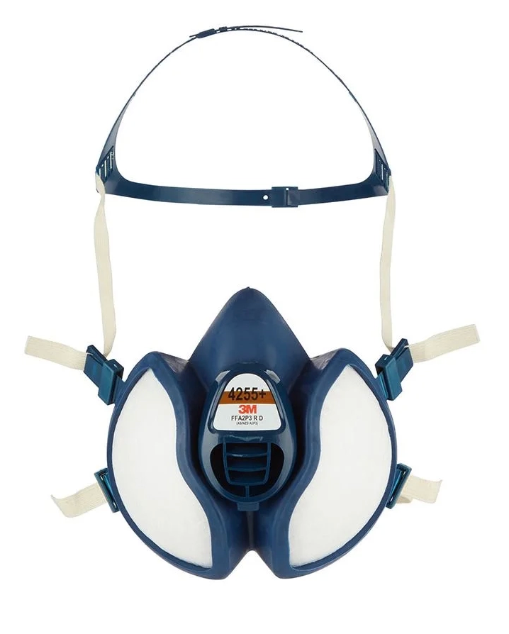 HALVMASK FFA2P3 4255+ UNDERHÅLLSFRI ÅTERANVÄNDBAR