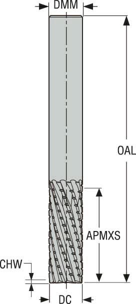PINNFRÄS HM JC875060D2.0-DURA