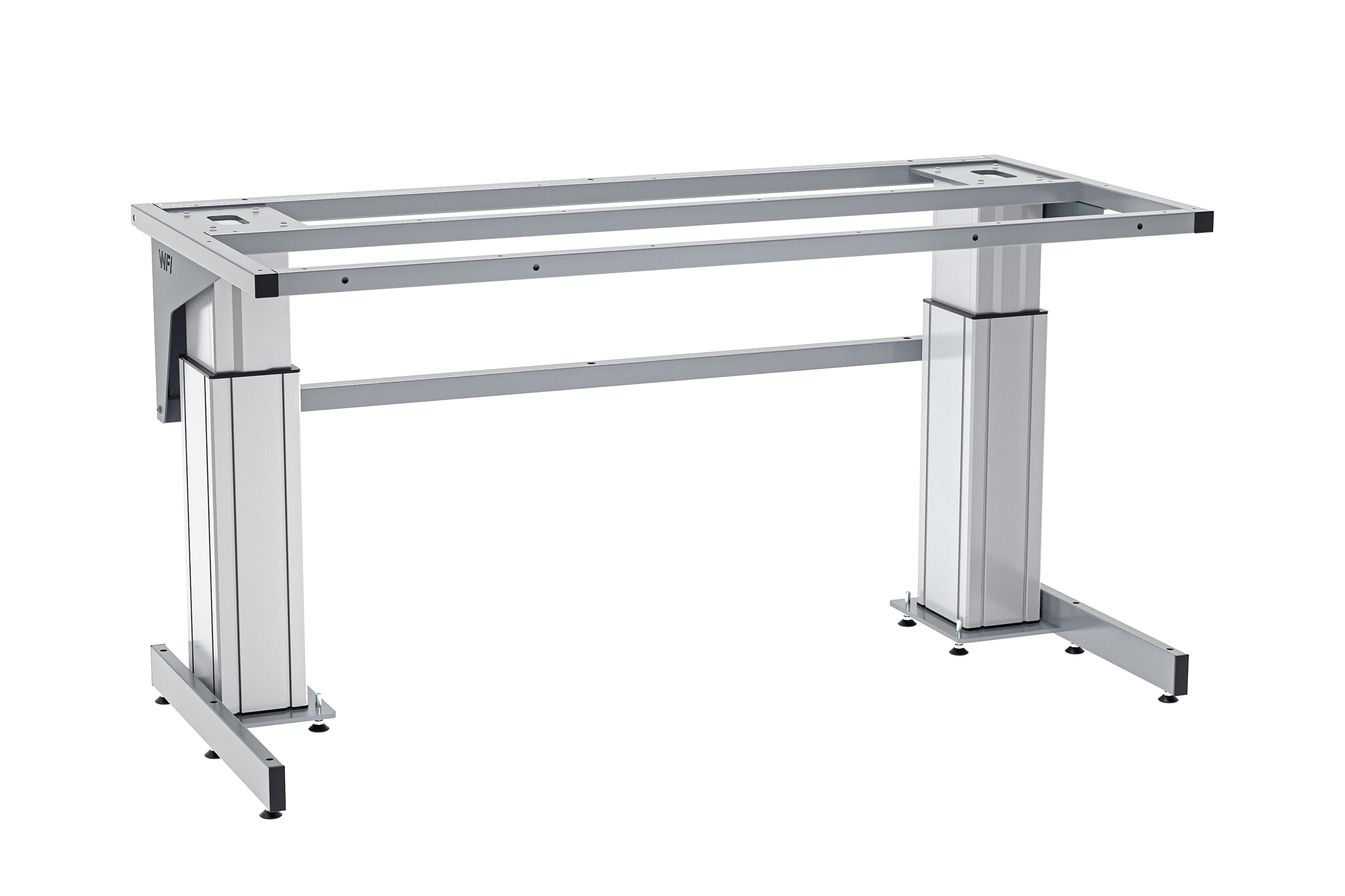Bordsstativ W600 1600x800mm exklusive bordsskiva