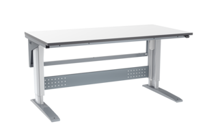 Arbetsbord W400 1600x800 mm Grå Laminat