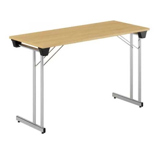 Kongress style, 120x50 cm, ek skiva kromat stativ