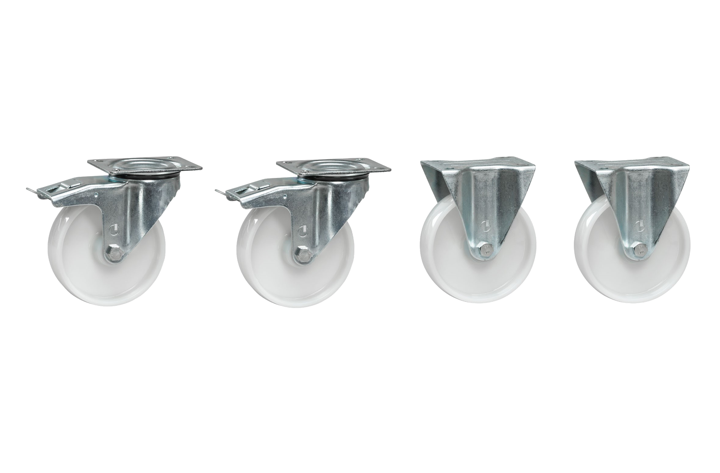 HJULSATS NYLON TILL TIPPCONT. 4st