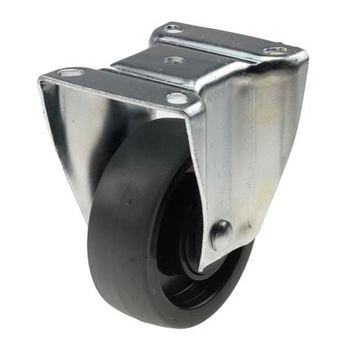 HJUL FAST 100X30MM PUR GRÅ