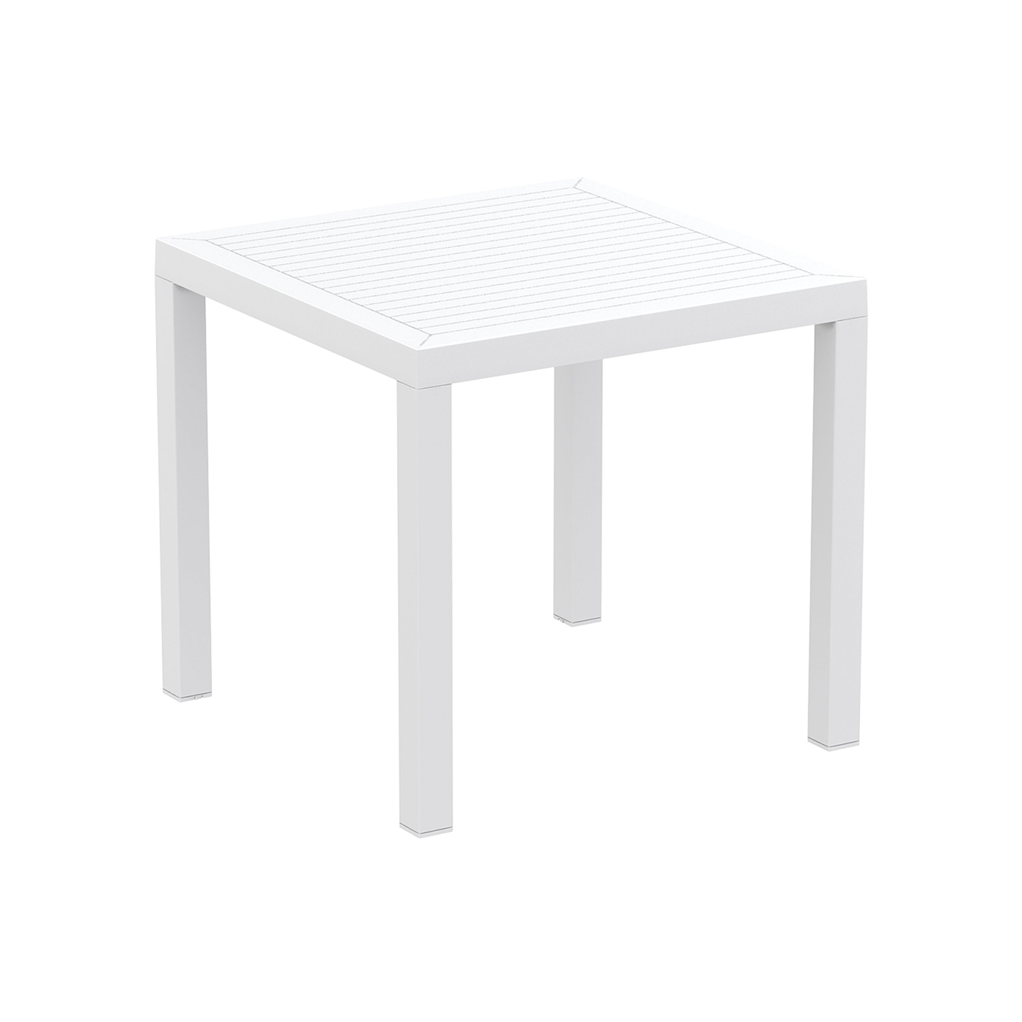 Ares bord 80x80, vit