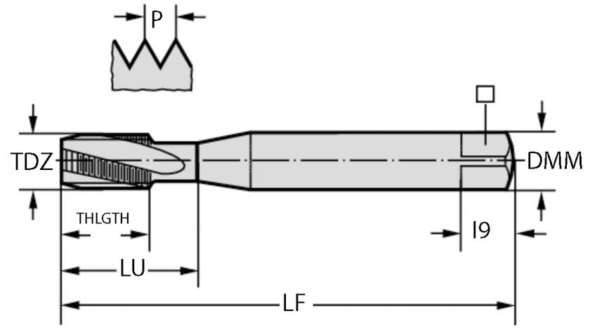 GÄNGTAPP HM 80410-M3