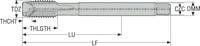 TAPP MTP-M16X2.00ISO6HX-TB-P00 4-A