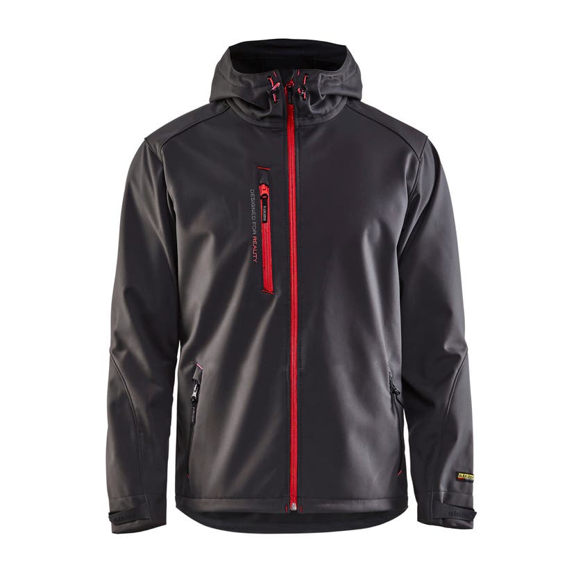 JACKA 49492517 SVART/RÖD XXL