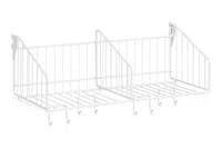 Hatthylla 600 mm 2 Fack Vit