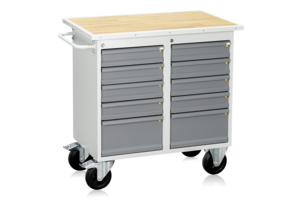 Mobil Arbetsbänk HD 200 10 Lådor