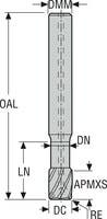 PINNFRÄS HM 421L160R250Z2AMEGA-T