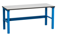 Arbetsbord Inl. Bordsskiva Grå Vinyl - 1800