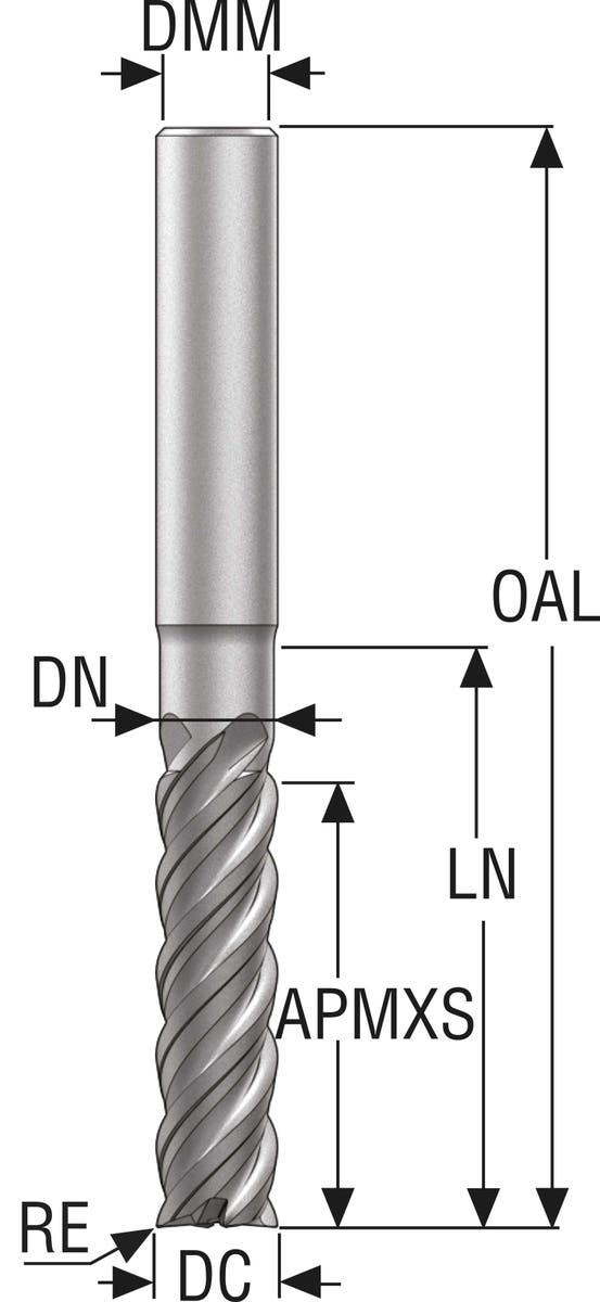 PINNFRÄS HM JS754100E3R100.0Z4 -HXT