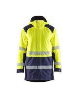 Vinterparkas Varsel Varselgul/ Marinblå 4XL