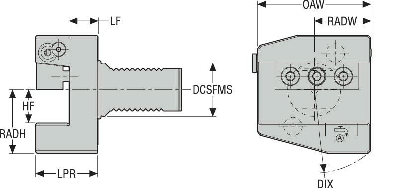HÅLLARE ASHA-R-VDI50-25-JETI