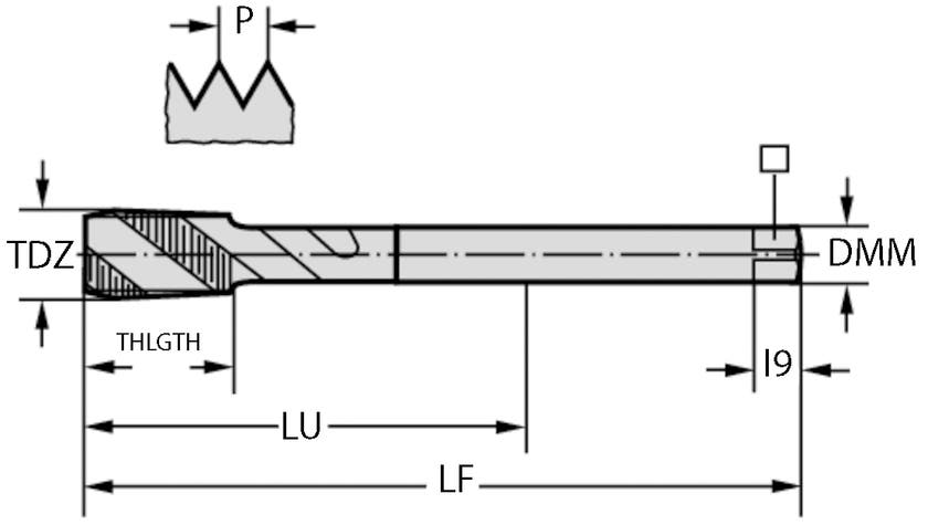 GÄNGTAPP AEP2356302-UNF1/2 THL ECO PLUS