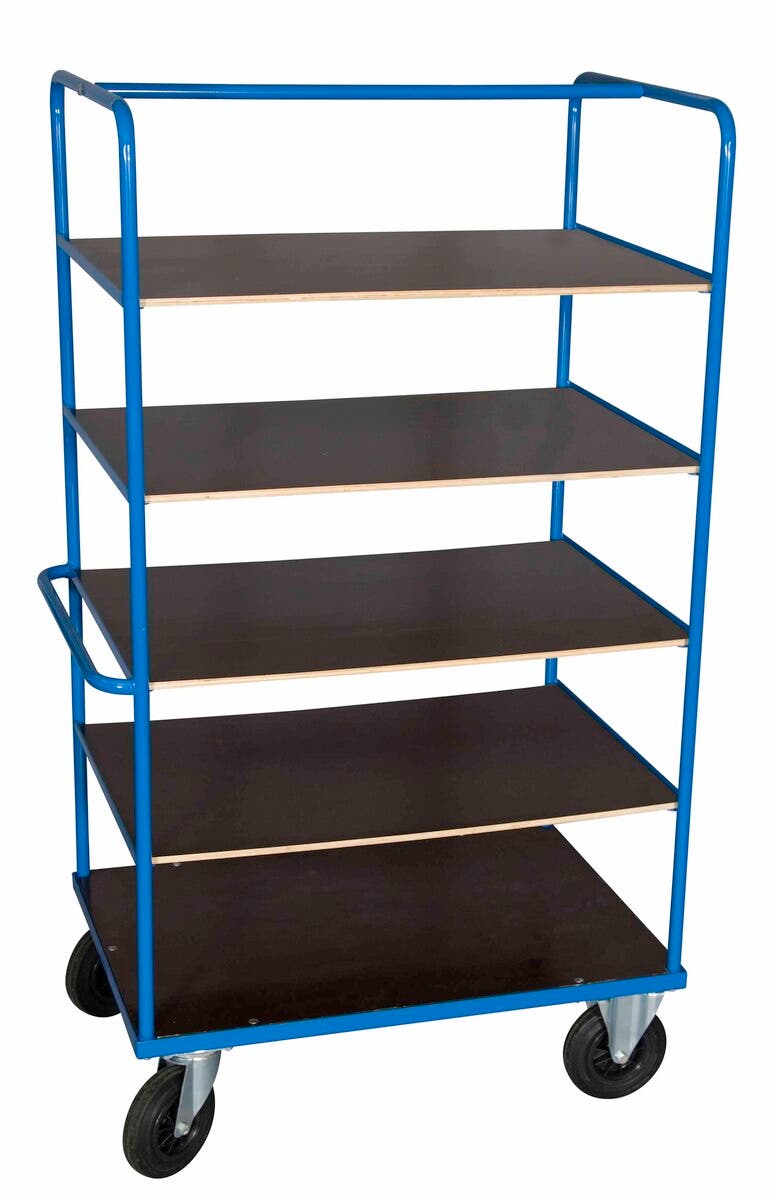 PLATTFORMSVAGN, 800X1200 1800 MM BLÅ