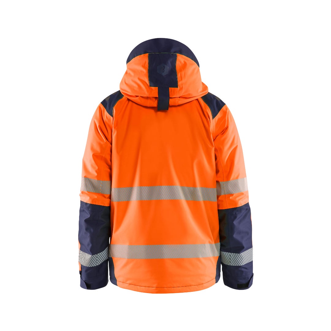VINTERJACKA 44551987 VARSELORANGE/MARINBLÅ 6XL
