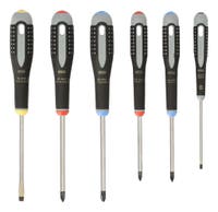 MEJSELSATS BAHCO 6 ST 2 SPÅR 2 PH 2 PZ