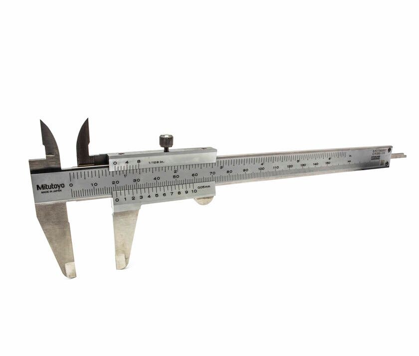 SKJUTMÅTT 0-150MM LÅSSKRUV