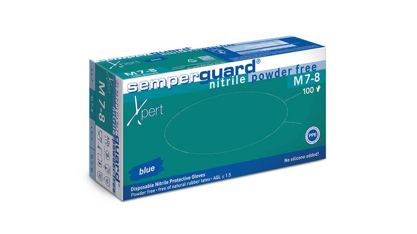 HANDSKE SEMP. NITRIL XPERT 7-8