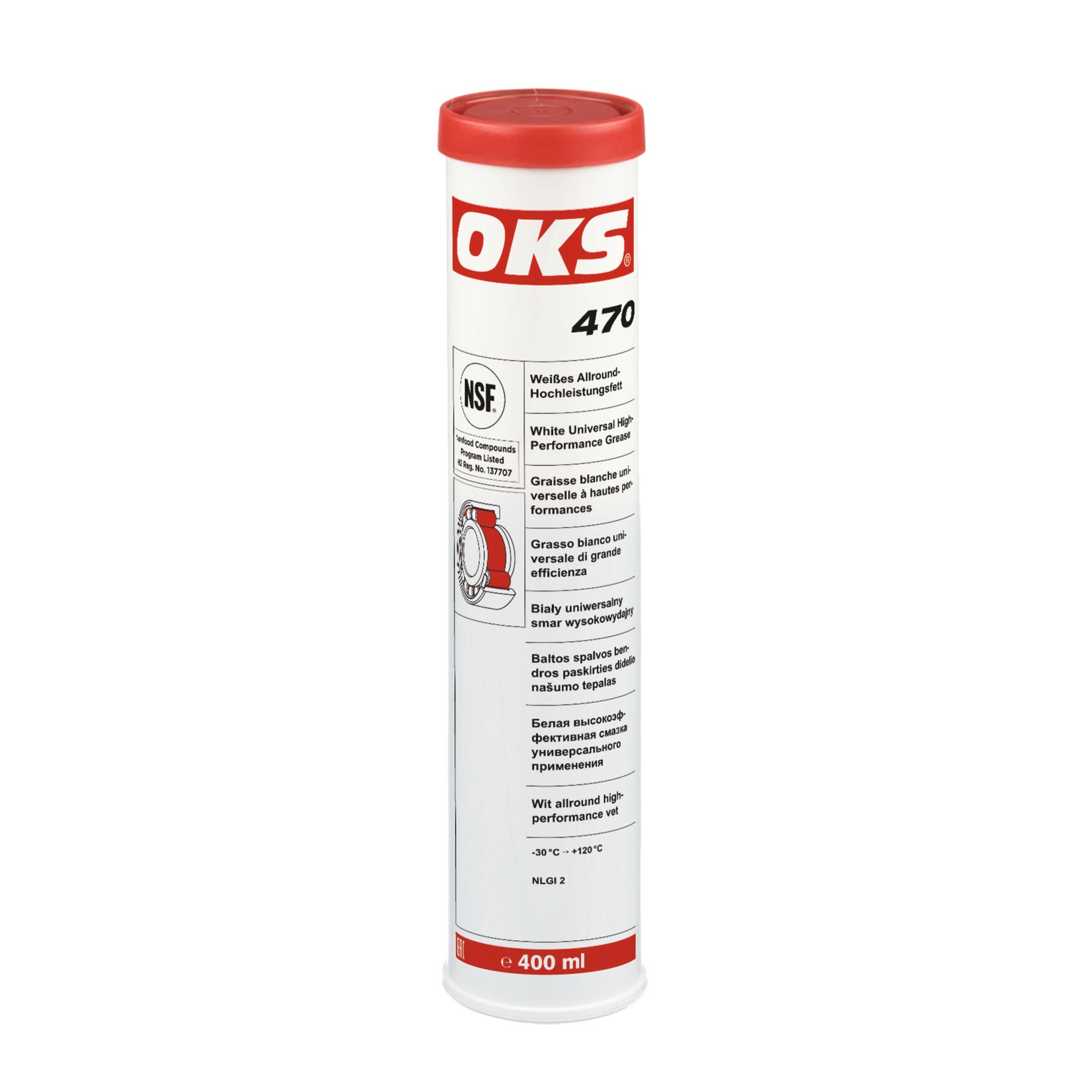 Vitt EP-fett OKS 470 400 ml pa