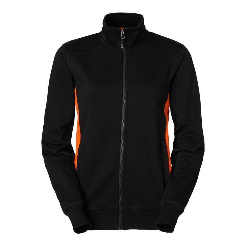 LUCY ZIP COLLAR ORA/BLA L South West