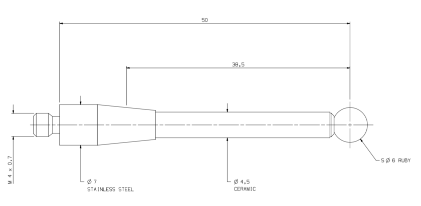 MÄTSPETS RENISHAW A-5000-3709