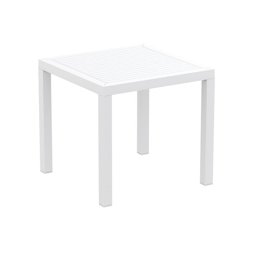 Ares bord 80x80, vit